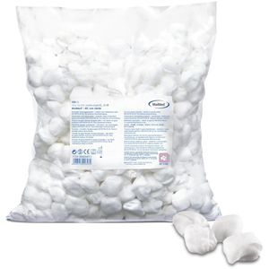 MaiMed Mulltupfer MT, unsteril, Ø 2cm, haselnussgroß, Größe 2, 500 Stück