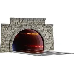 Viessmann Strassen Portal H0 Strassentunnel klassisch, mit LED Spiegel Tiefenwirkung
