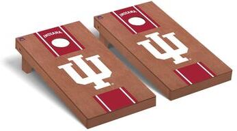 Skip's Garage Indiana IU Hoosiers Rosewood Cornhole Board Set
