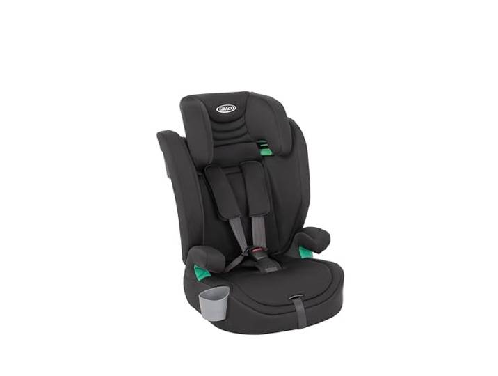 Graco Eldura™ R129 mitwachsender Kindersitz, 76-150 cm, schwarz, Midnight