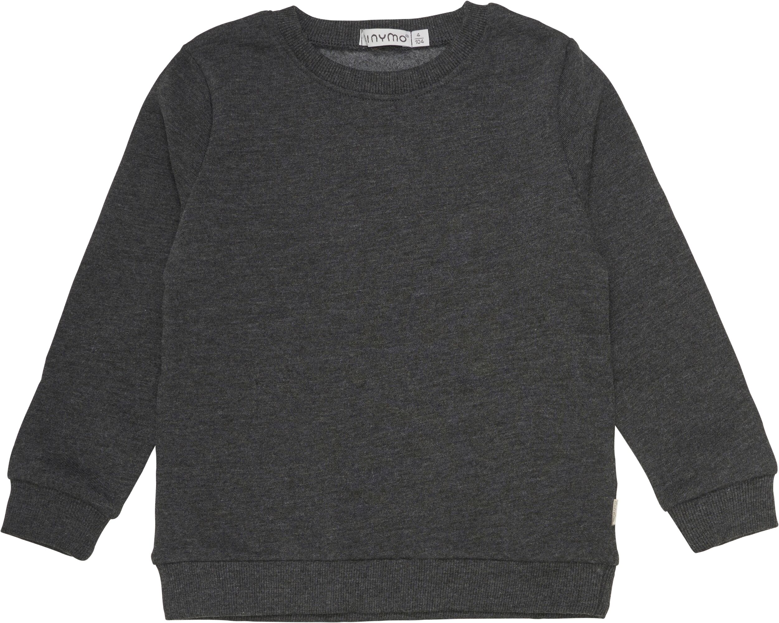 Rundhalspullover MINYMO "Rundhalspullover MISweatshirt", Jungen, Gr. 92, grau (beetle), Obermaterial: 100% Baumwolle CO., Pullover Rundhalspullover