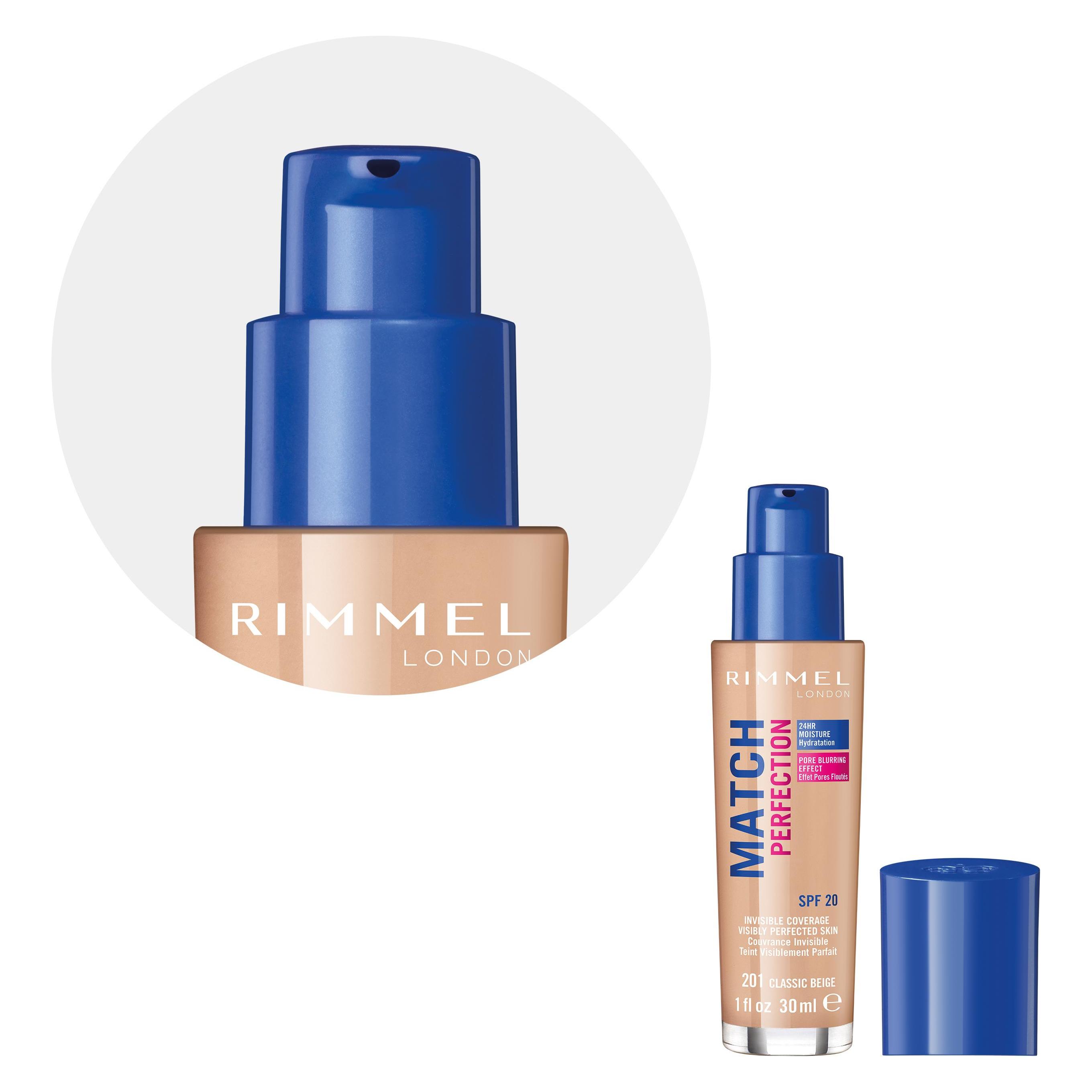 Rimmel London Match Perfection SPF20 (201 Classic Beige) (34857031201)