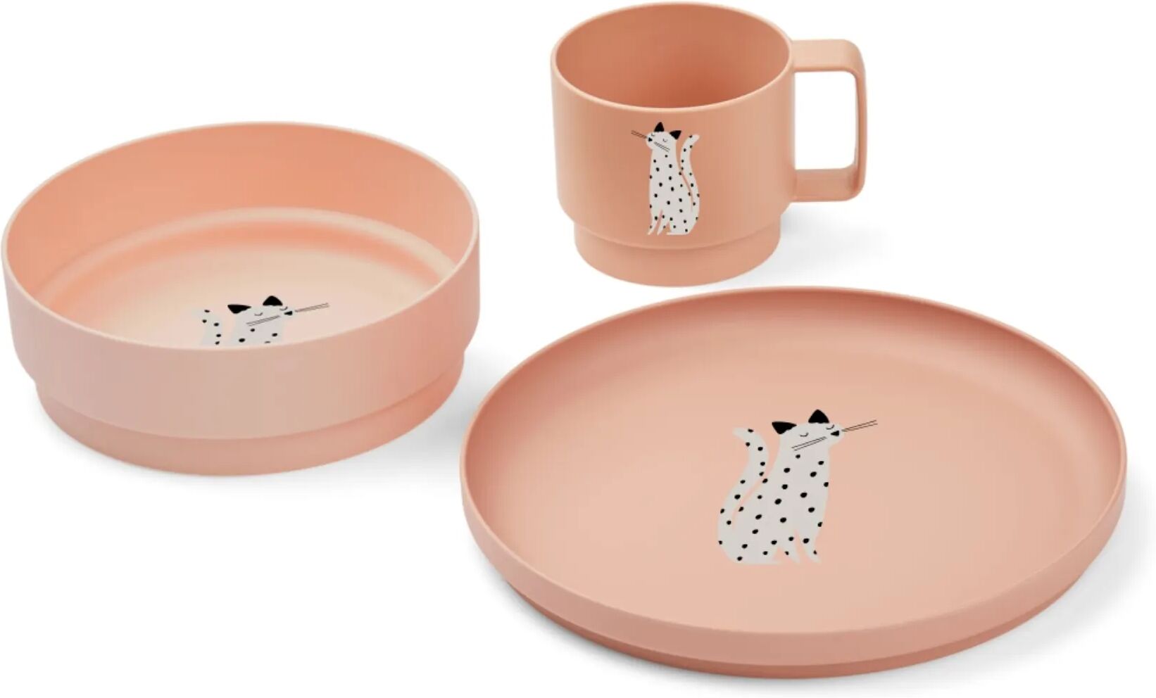 Liewood Set repas Archi Cat/Tuscany rose taille unique