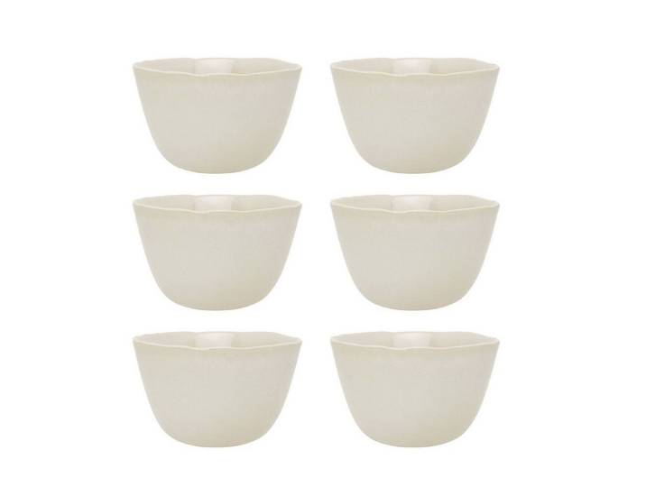 Bastion Collections Dessertschale Clear Heart, Stoneware, Spülmaschinengeeignet, Creme, Clear Heart, H: 7cm