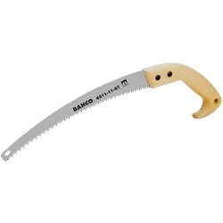 Bahco, Handsäge, Astsäge mit gehärteten Zahnspitzen und Holzgriff, 6 ZpZ, 11"
