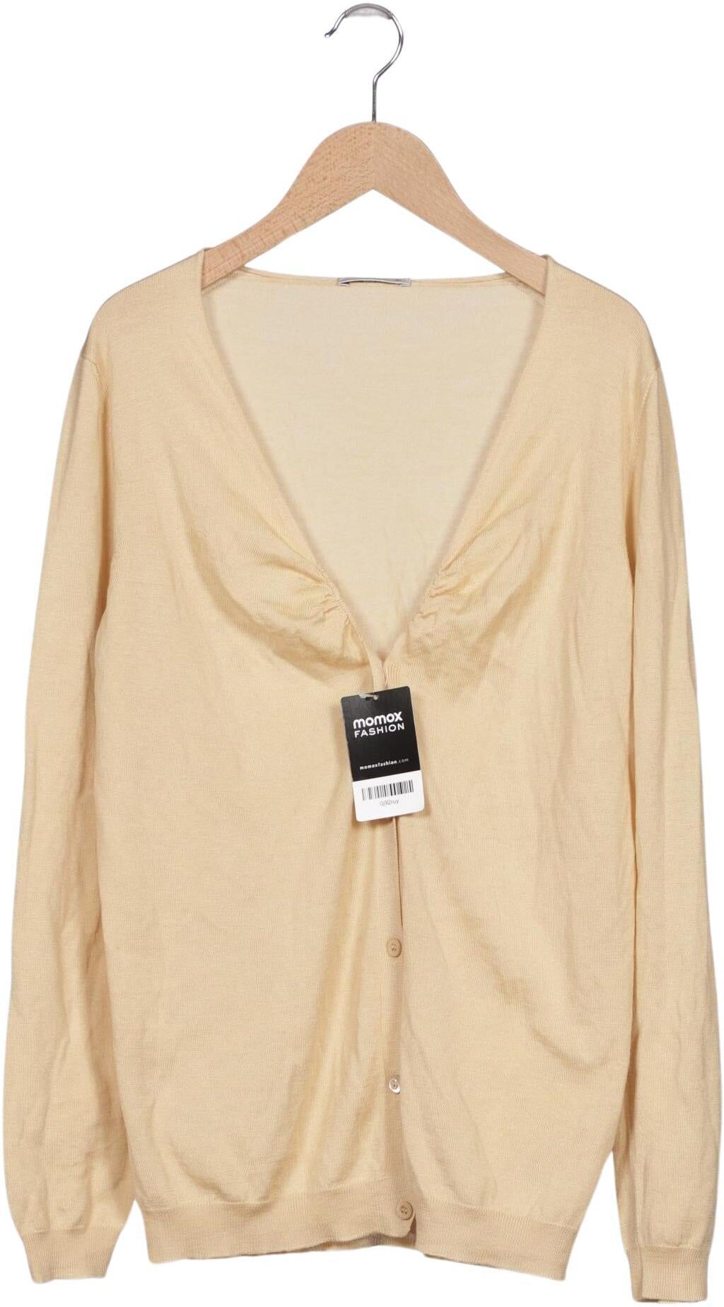 Prada Damen Strickjacke, Gelb, Gr. EU 40 (IT 46), Wolle / Seide - Second Hand