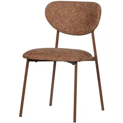Esszimmerstuhl Valor aus Webstoff, modern gepolstert, Braun, komfortables Design für Dein Zuhause