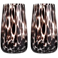 ladelle Longdrinkbecher Selena 2tlg. Glas Braun