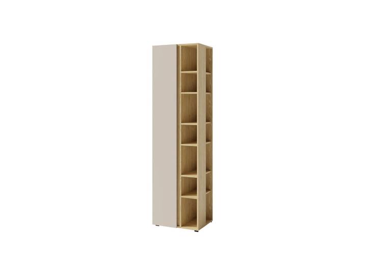 Mirjan24 Standregal Luca Lc04, Sandfarben, Kunststoff, Rechteckig, 55x195x40 cm, Wohnzimmer, Regale, Bücherregale