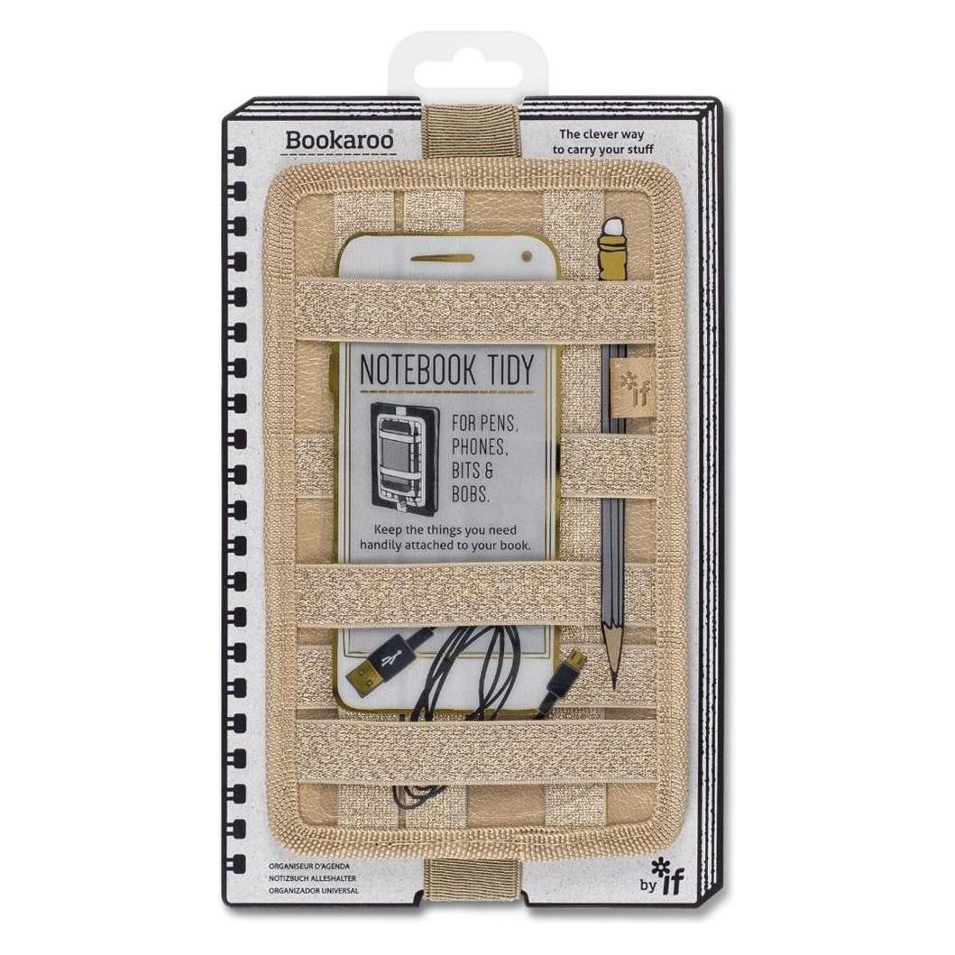 IF Bookaroo Notizbuch-Organizer - Goldfarbener Notizbuch-Organizer (A5) (35819907)