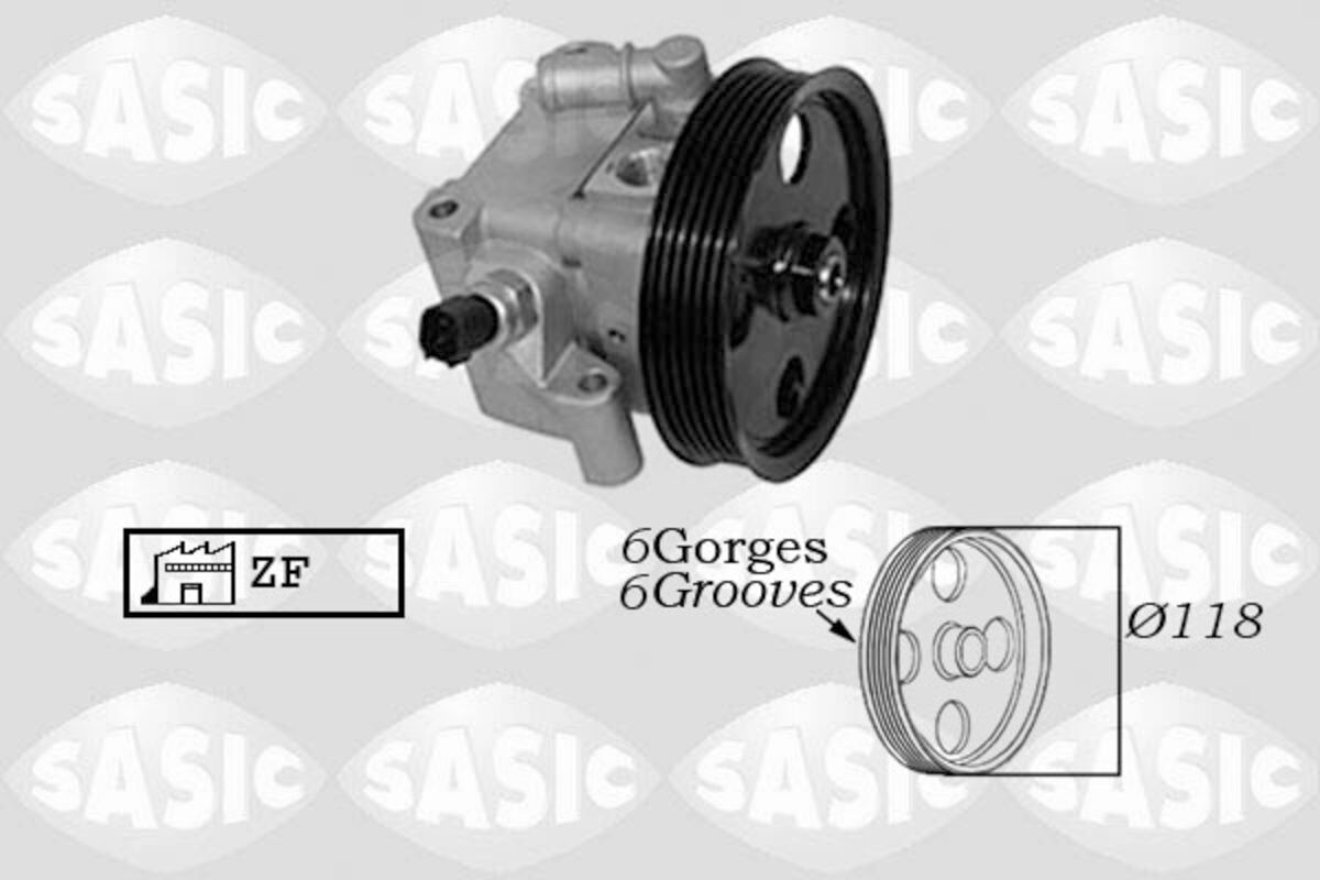 Hydraulikpumpe, Lenkung SASIC 7076075