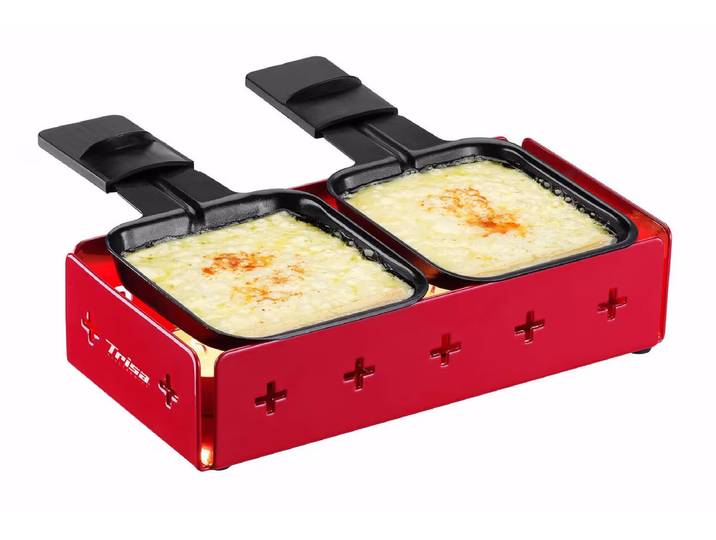 Trisa Tête à Tête Raclettegrill – Raclette Ofen/Raclette Grill – rot