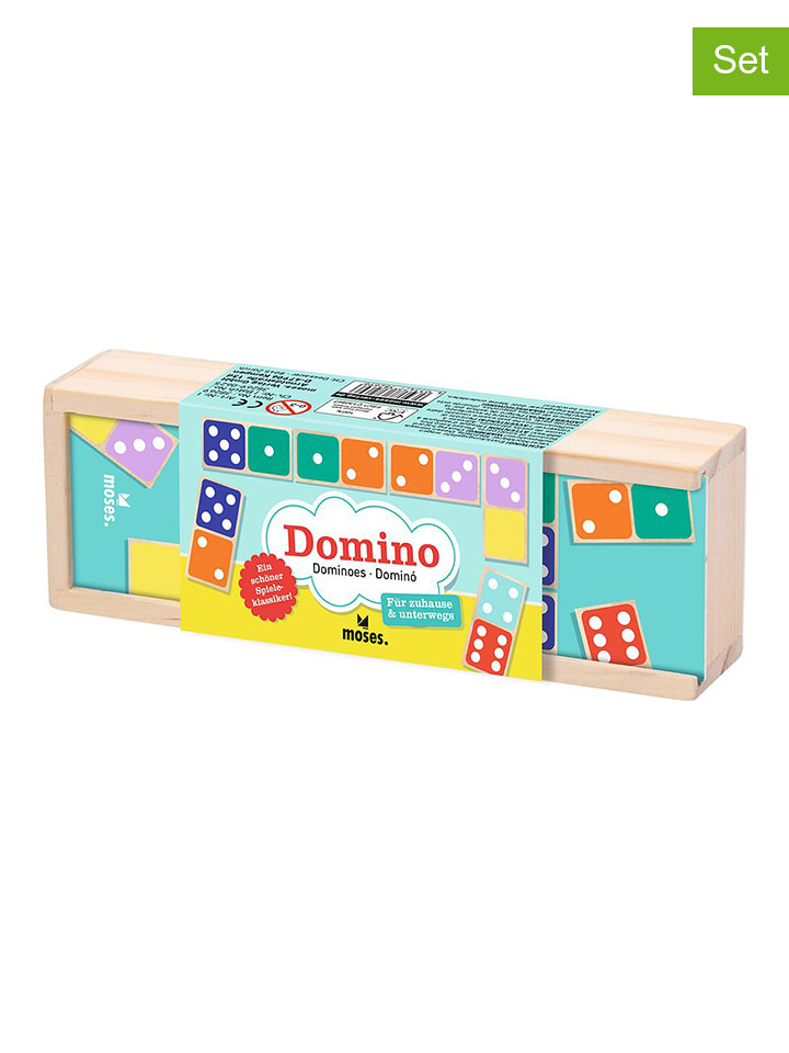 moses. 2er-Set: Legespiele "Domino" - ab 4 Jahren - onesize