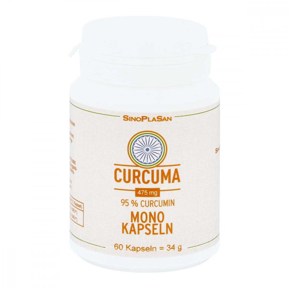 SinoPlaSan GmbH Curcuma 475 mg 95% Curcumin Mono-kapseln 13598134