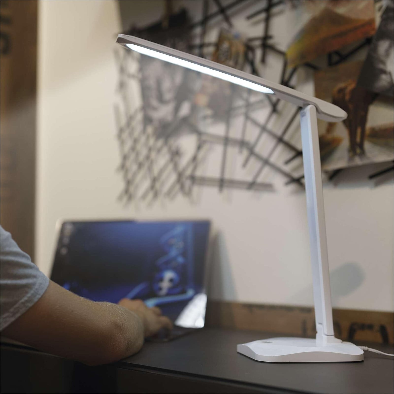 Emos LED bureaulamp CHASE, wit, Z7619W