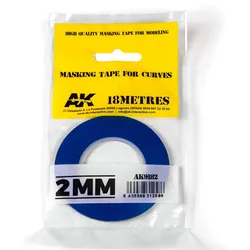 AK Masking Tape for Curves 2mm - 18 Meter