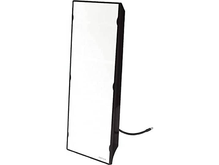 DAYVIA Lampe de Luminothérapie LED SLIMSTYLE\, Simulation de la Lumière du Jour\, 3 Niveaux d'Intensité Ajustables\, Design Élégant\, Format Compact Noir\, Agréement CE Médical et Fabrication Française