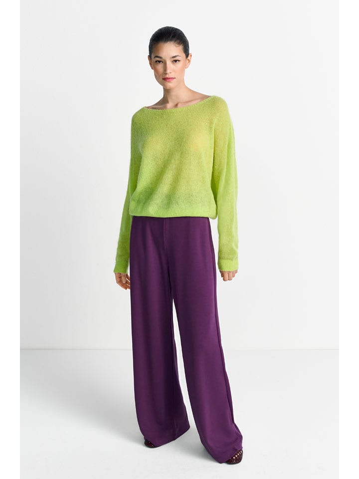 Rich & Royal Wollpullover in Grün - XL