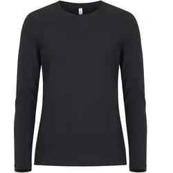 CLIQUE Premium Fashion Langarmshirt Damen 99 - schwarz S