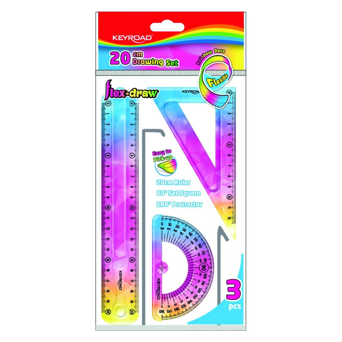 Connect Rainbow deco geometrisches set, anhänger, farbmischung (20 cm, Kunststoff) (40956263)