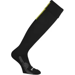 uhlsport Team Performance Stutzenstrümpfe schwarz/limonengelb 28-32