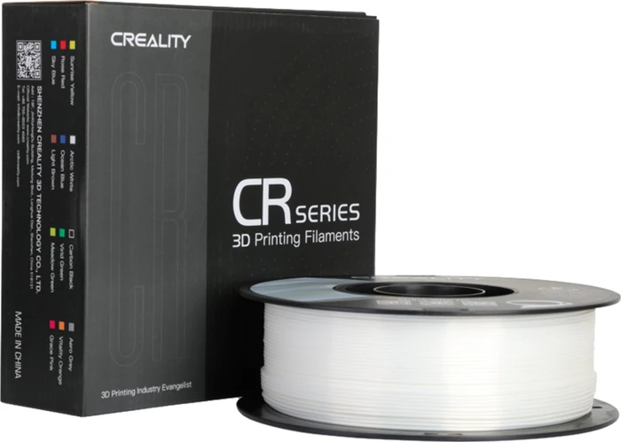 Creality CR-Silk PLA Filament Weiß, 3D-Filament (1 kg, 1,75 mm, auf Rolle)