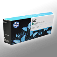 HP Tinte P2V84A 747 chromatic green