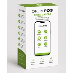 Gastro Android Orda Smart App Kassensoftware - monatliche Zahlweise 49 Euro