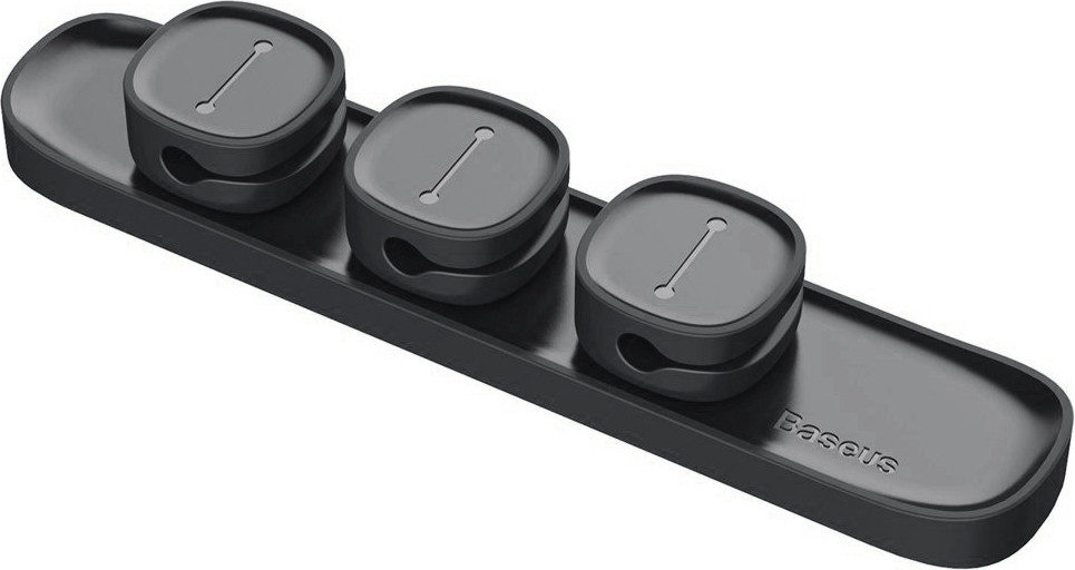 Baseus Peas Magnetische Kabelclip, zwart