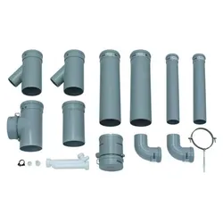 Basis-Anschluss-Set DN 130 PP für 2 Geräte / 2er-Kaskade