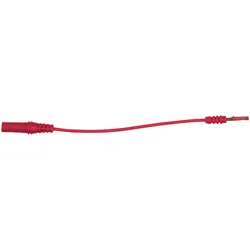 KS Tools 4,0 mm Eingangsbuchse mit Prüfadapterstecker flach rot - 150.0972 - rot