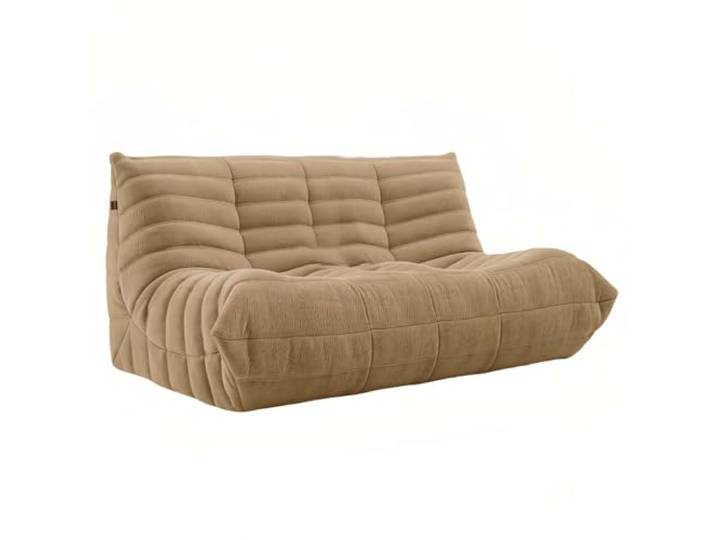 GAOCUNBING Kaminsessel, Vollkompression aus Schwamm, Loungesessel aus weichem Wildleder, Couch ohne Knochen, Lazy Floor Sofa Couch, Sitzsacksofa für Wohnzimmer und Schlafzimmer C,Three People