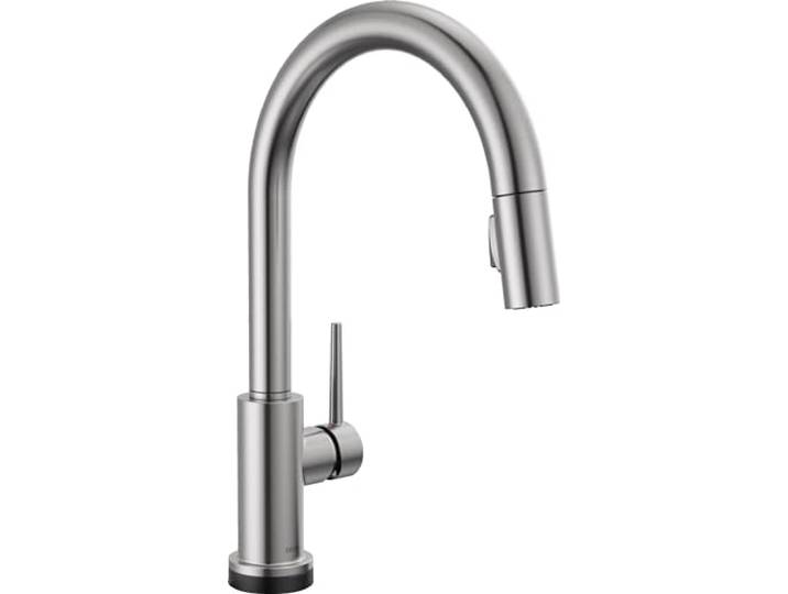 Delta Wasserhahn Trinsic Single Griff Pull-Down-Küchenarmatur mit magnetischem Docking