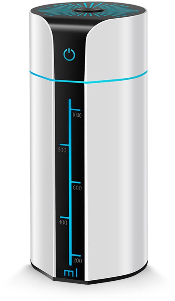 Efficiënte Luchtbevochtiger met Auto Shut Off in Wit, B/D/H: 8,9 x 9,94 x 20,5 cm