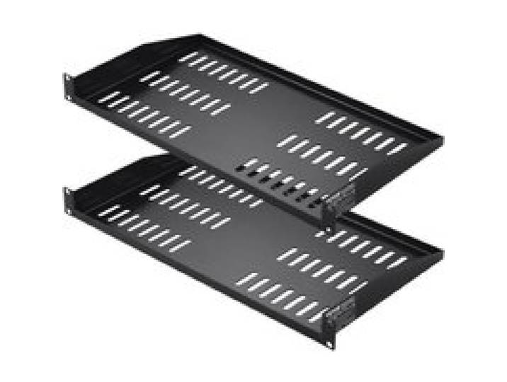 VEVOR Étagères de Rack Serveur 1U Profondeur 254 mm Plateau Ventilé Lot de 2