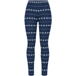 Antonio Winter Leggings Norweger Style Gr. L/XL - blau