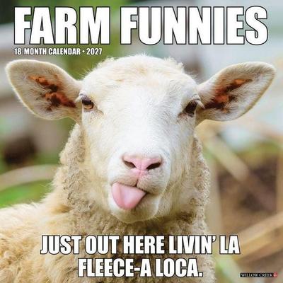 Farm Funnies 2027 12 X 12 Wall Calendar