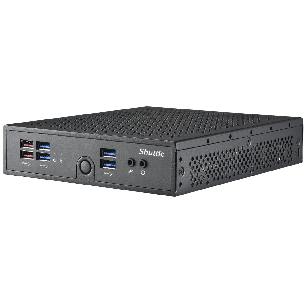 SHUTTLE Barebone XPC slim DS50U5 Intel Core i5-1335U 2xSODIMM DDR5 2xM.2 1xSATA 1xHDMI 1xDP 1xVGA Black