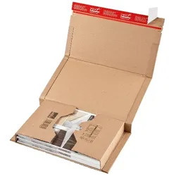 Dinkhauser Kartonagen, Versandkarton + Versandbox, Versandverpackung (38 x 29 x 8 cm)