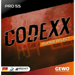 Gewo Belag Codexx Pro 55 SuperSelect rot MAX - rot max