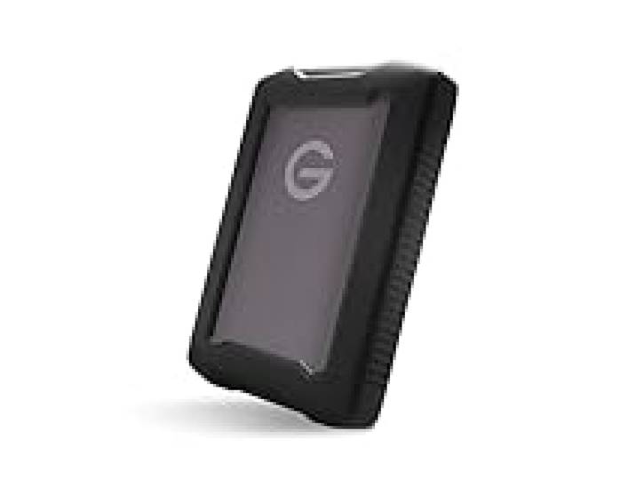 Western Digital G-Drive ArmorATD 5 to, Disque HDD Externe Portable, Durable et Robuste, jusqu'à 130 Mo/s, USB-C (5 Go/s), USB 3.2 Gén 1, Thunderbolt 3