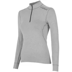 Fusion, Damen, Funktionsshirt, C3 Langarm-Zip-Neck (M), Grau
