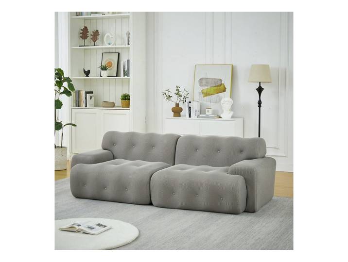 ANYSUN 2-Sitzer Loungesofa,Cloud Sofa, übergroßer Zweisitzer, Geschwungenes Sofa, Keine Montage erforderlich, für Wohnzimmer, Ruhezonen und Schlafzimmer