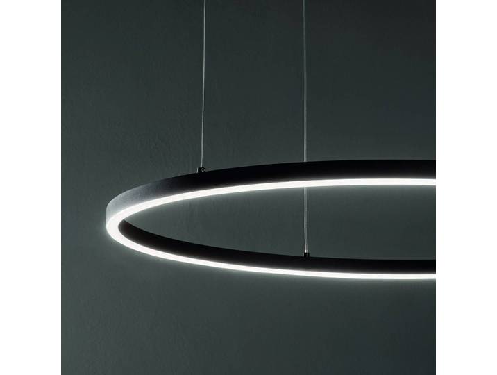 IDEAL LUX Hängeleuchte Oracle Slim, weiß / opal, für Wohn- / Esszimmer, Aluminium, Modern