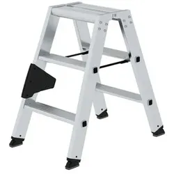 Stufen-Stehleiter beidseitig begehbar 2x3 Stufen