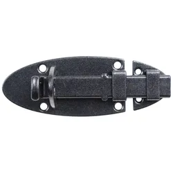 Alberts DURAVIS® Schlossriegel mit flachem Griff schwarzdiamant