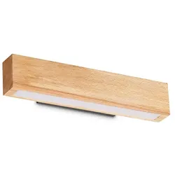 Ideal Lux LED Wandleuchte CRAFT AP D40, 13W, 3000K, 1100lm, holz IDEA-284477