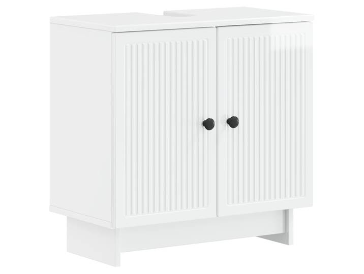 Vidaxl Bathroom Sink Cabinet Ede High Gloss White 59.5 X 31.5x 59 Cm