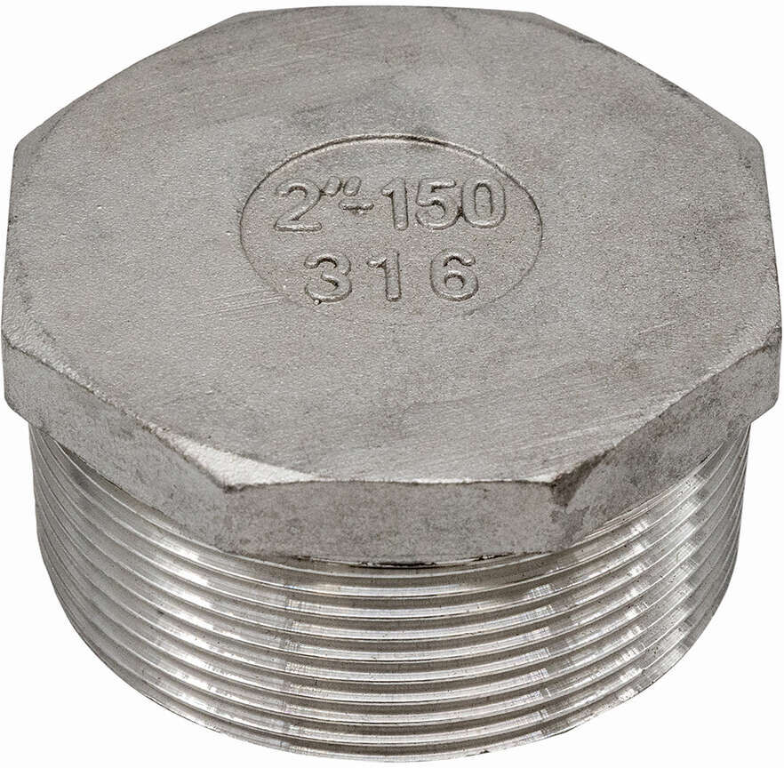 Polsinelli Bouchon mâle inox 2"