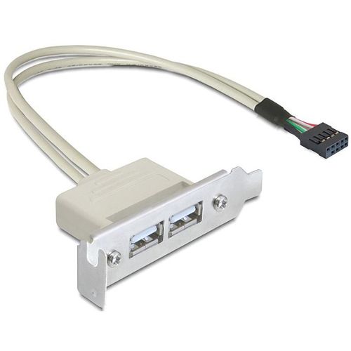 Delock USB 2.0 Slotblech für Gehäuse (83119)
